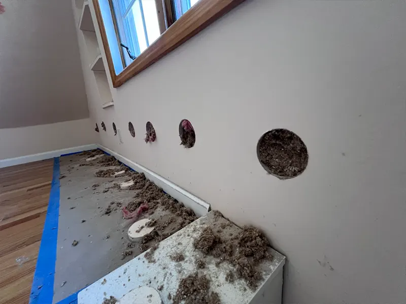 Commercial Insulation Services in New York - A Blown-in Wall Insulation Project in Brooklyn by Beachland Construction