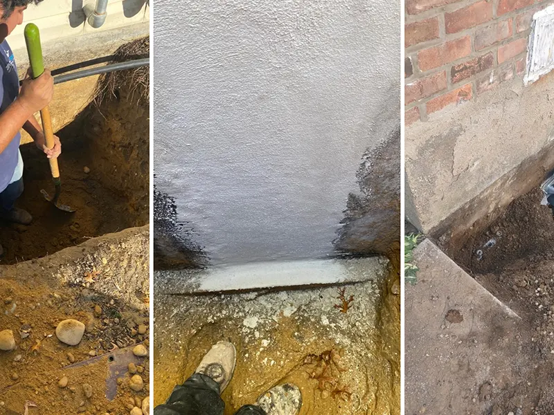 Underpinning Contractors in New York - A Collage of Three Different Types of Underpinning Techniques
